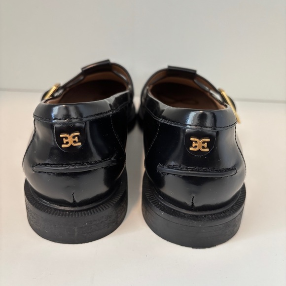 Sam Edelman Elaina Black Loafers 7 - Picture 5 of 11